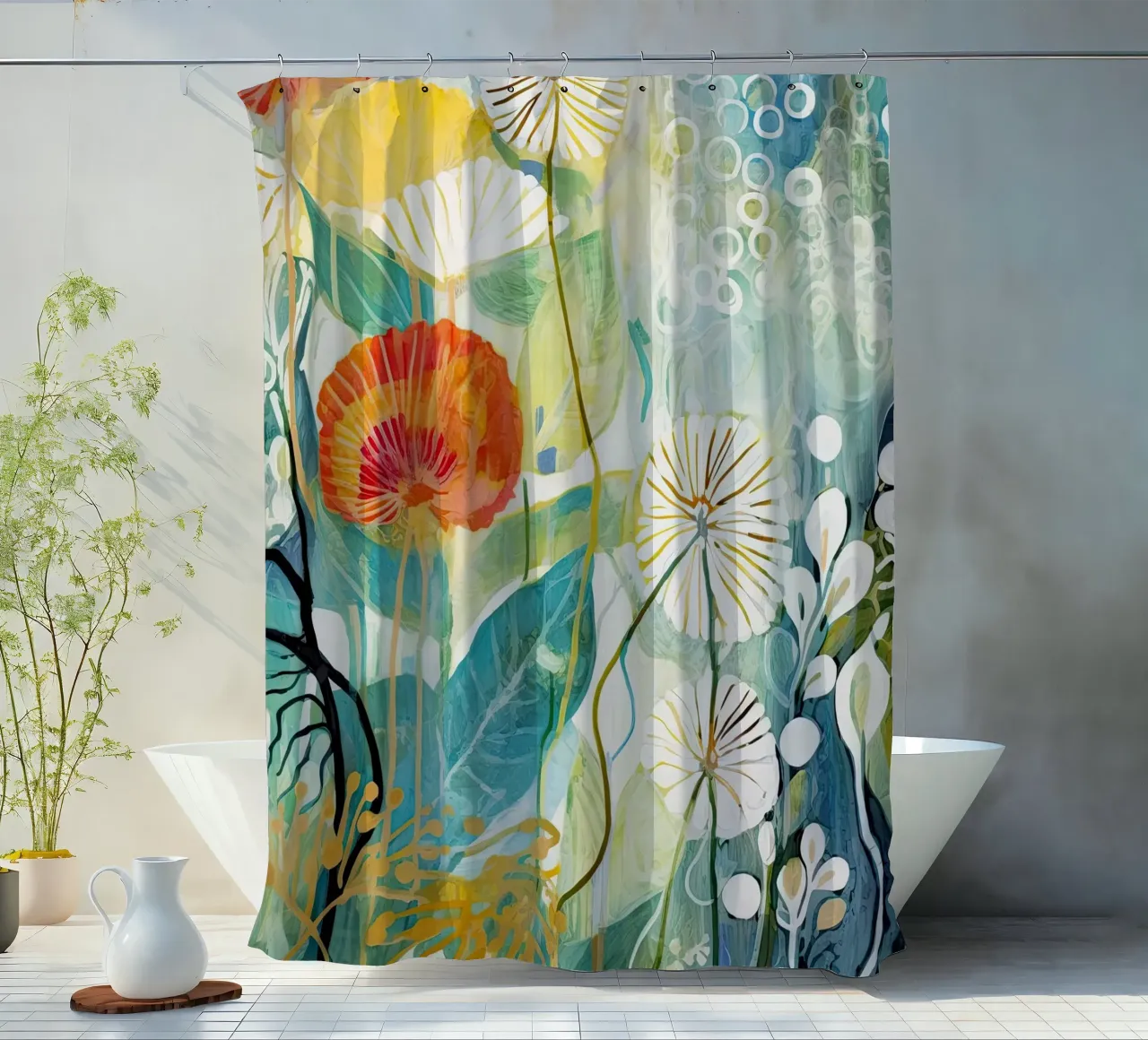 Wall-art by Imagine shower curtain by Imagine