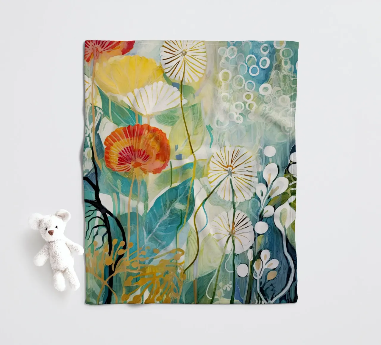 Wall-art by Imagine fleece blanket by Imagine