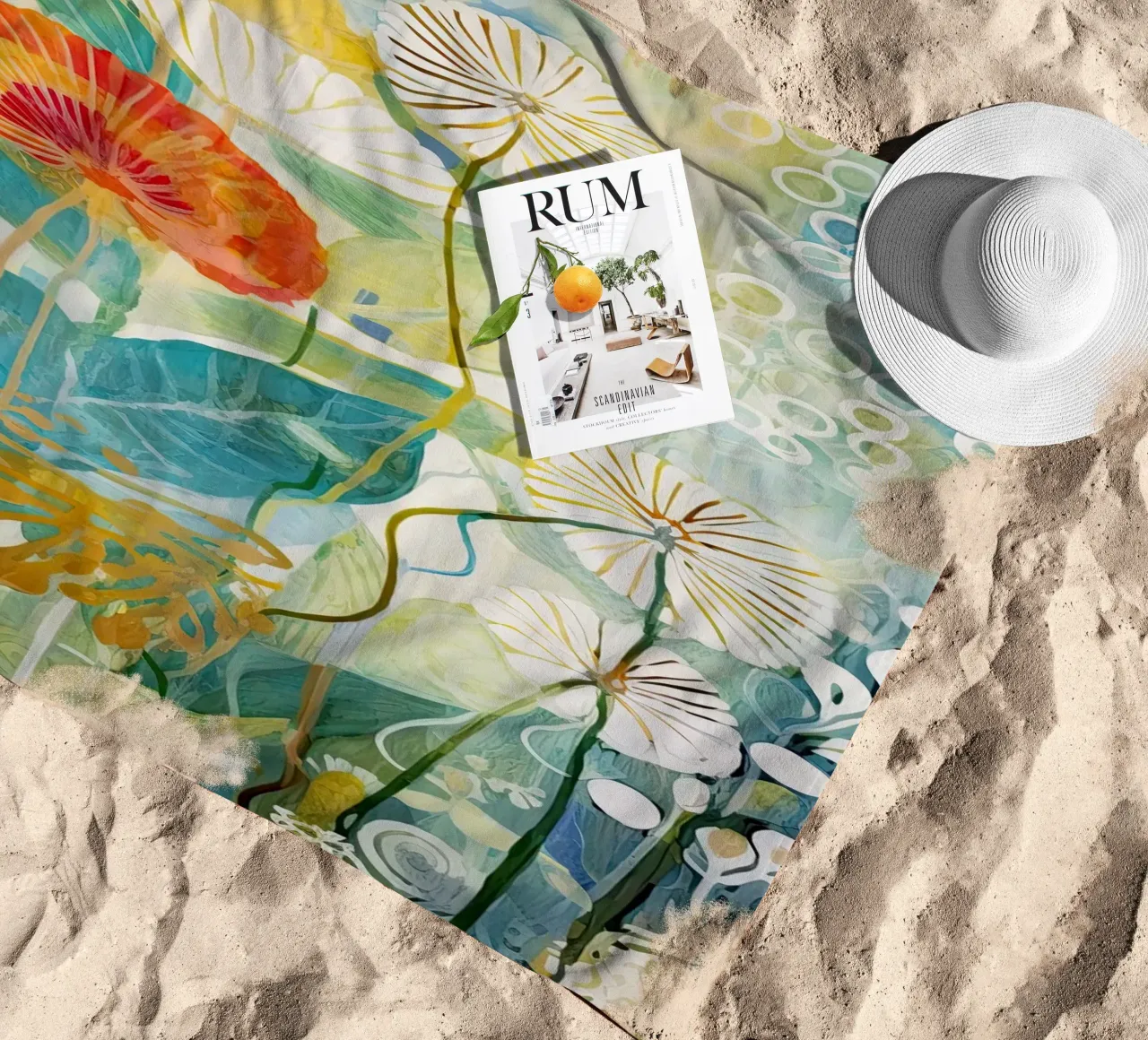 Wandkunst von Imagine Strandtuch von Imagine