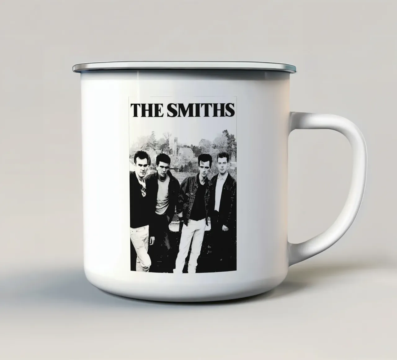 the smith band art enamel mug by vanhesling