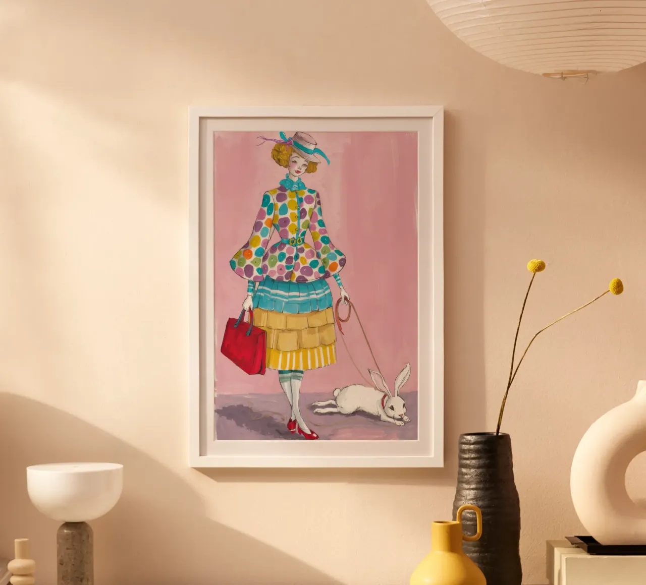 Coniglietto a spasso con capriccio poster da Peak Delusion