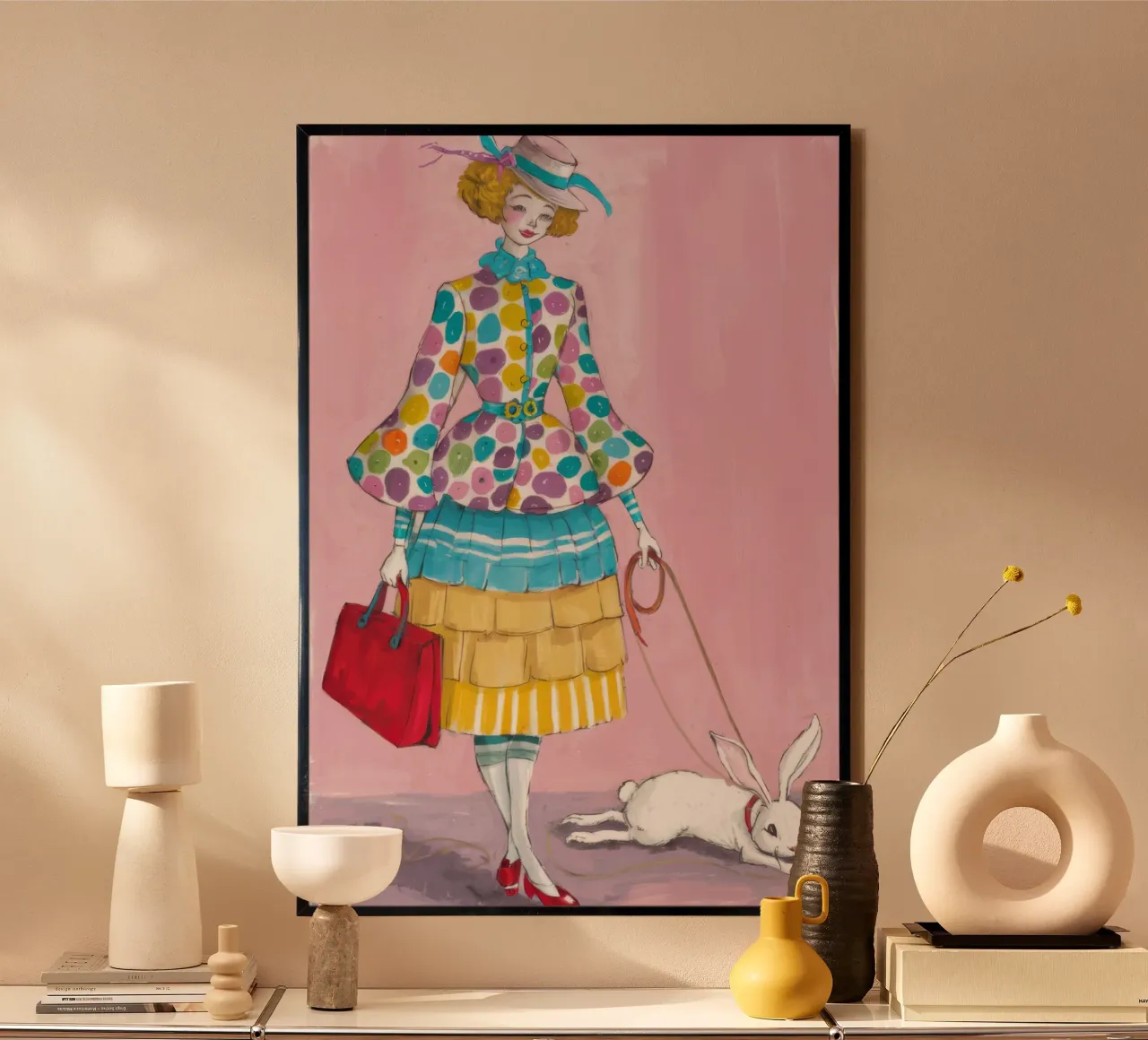 Coniglietto a spasso con capriccio poster da Peak Delusion
