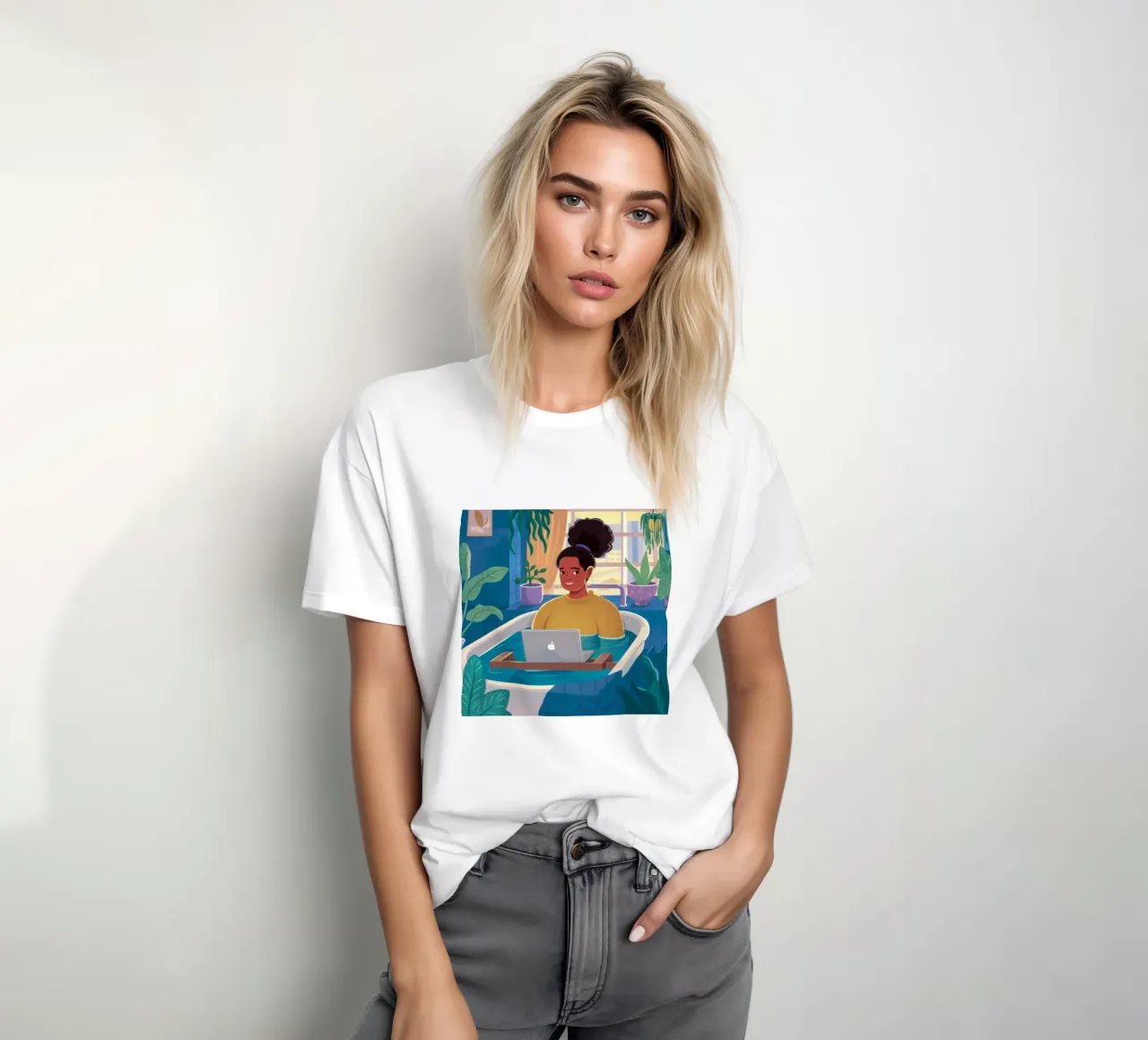 Santuario dei bagni botanici t-shirt da Haven Fantasy