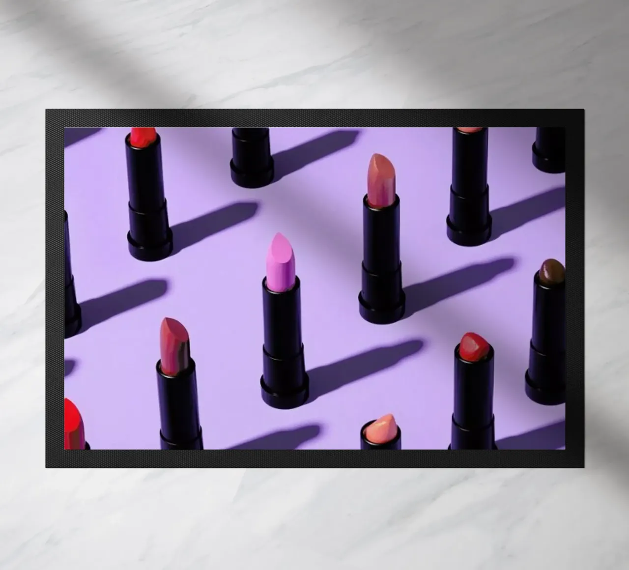 Lipstick doormat by Kyla Elaine