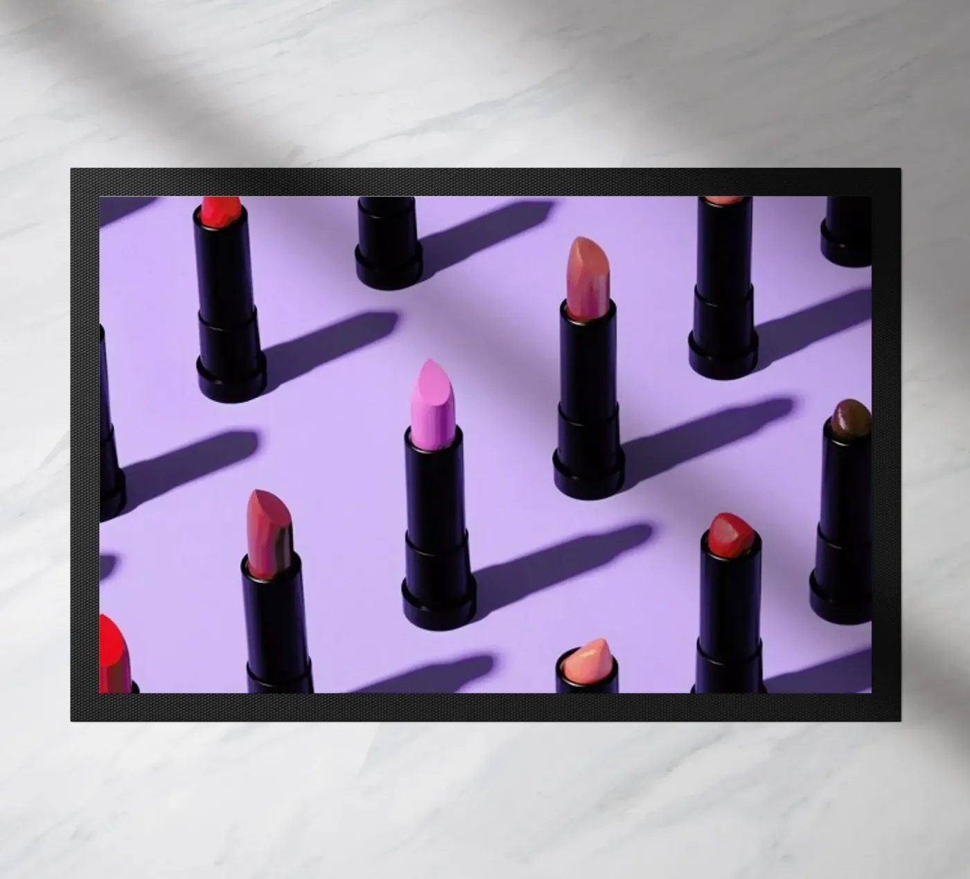Lipstick doormat by Kyla Elaine