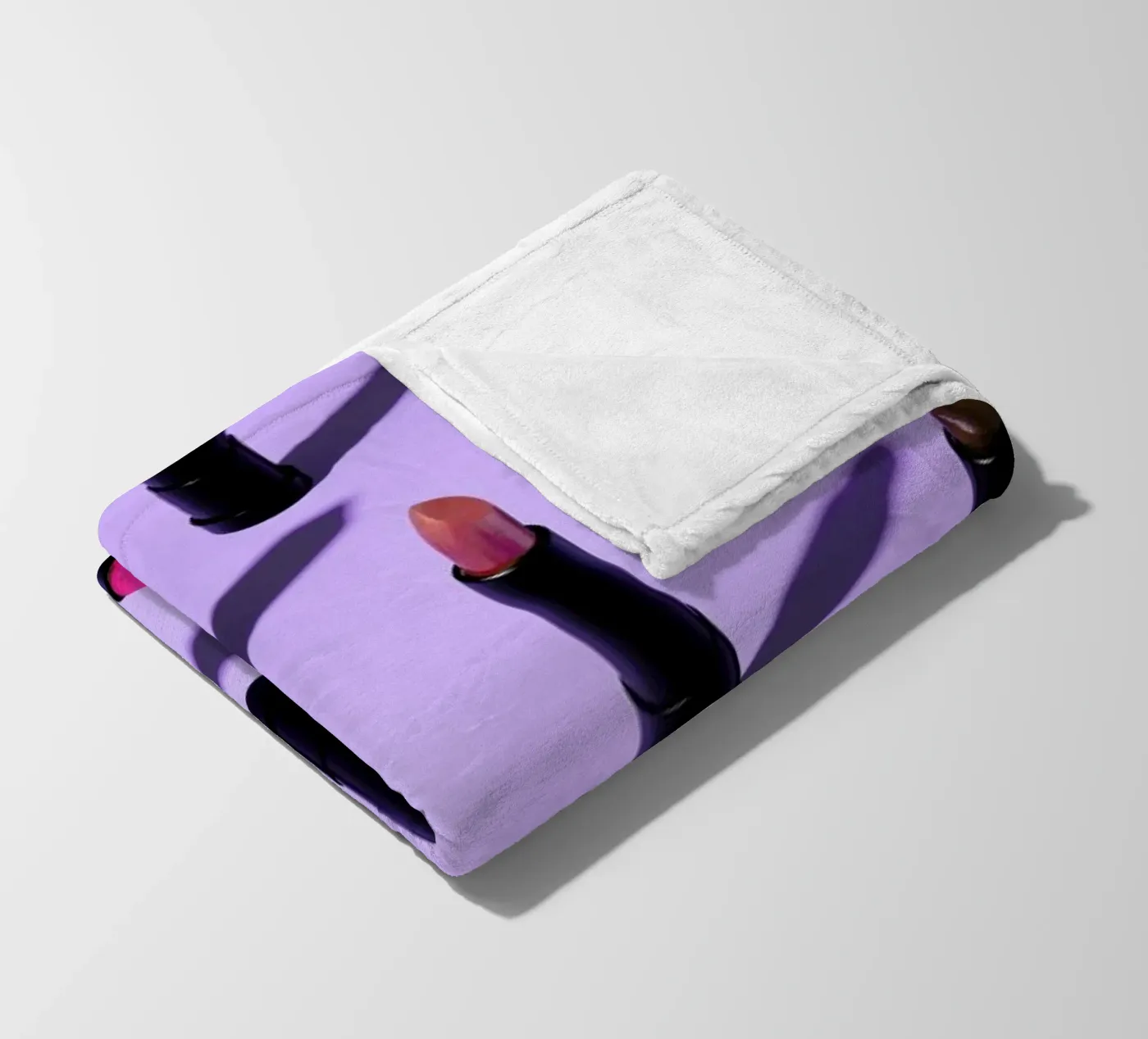Lipstick Fleecedecke von Kyla Elaine