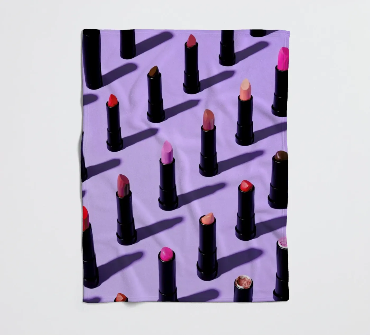 Lipstick Fleecedecke von Kyla Elaine