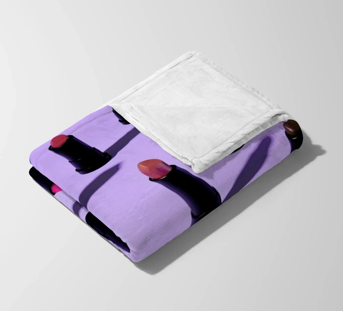 Lipstick Fleecedecke von Kyla Elaine
