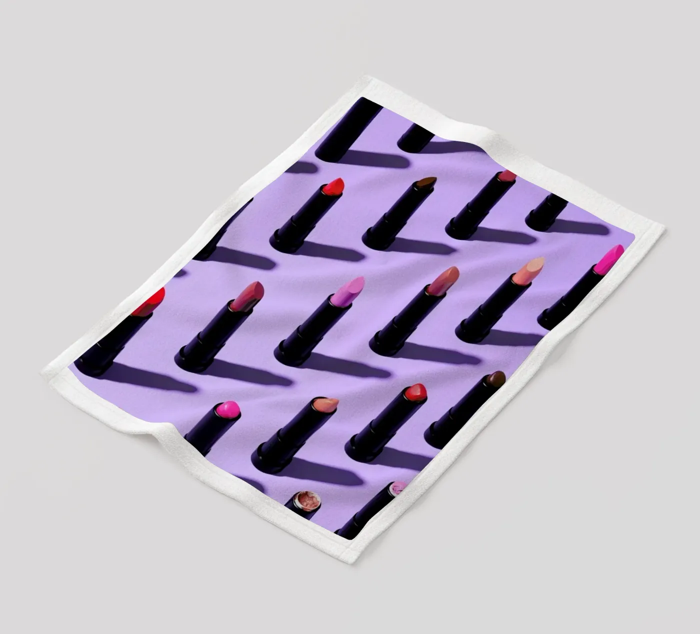 Lipstick Fleecedecke von Kyla Elaine