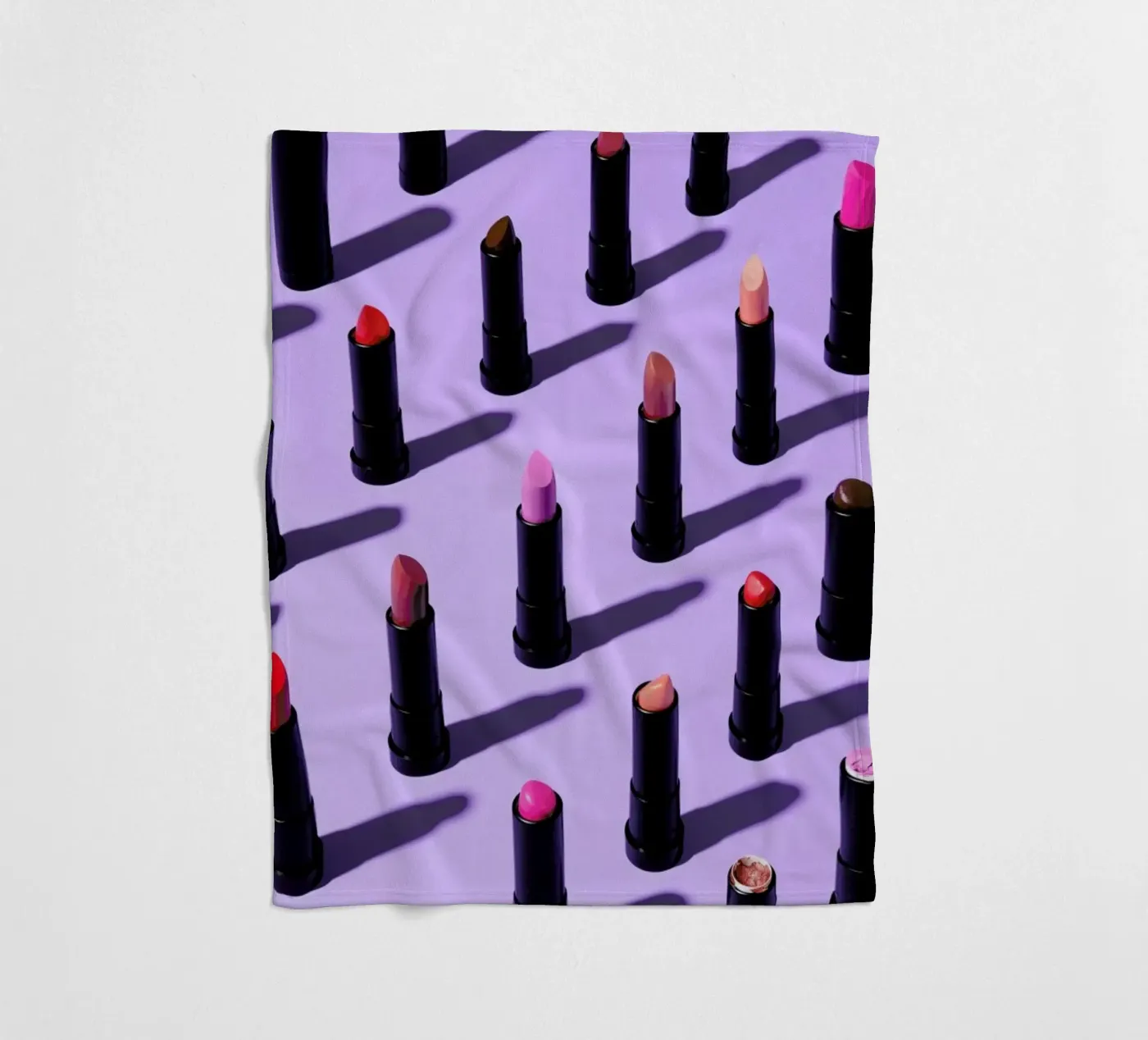 Lipstick Fleecedecke von Kyla Elaine