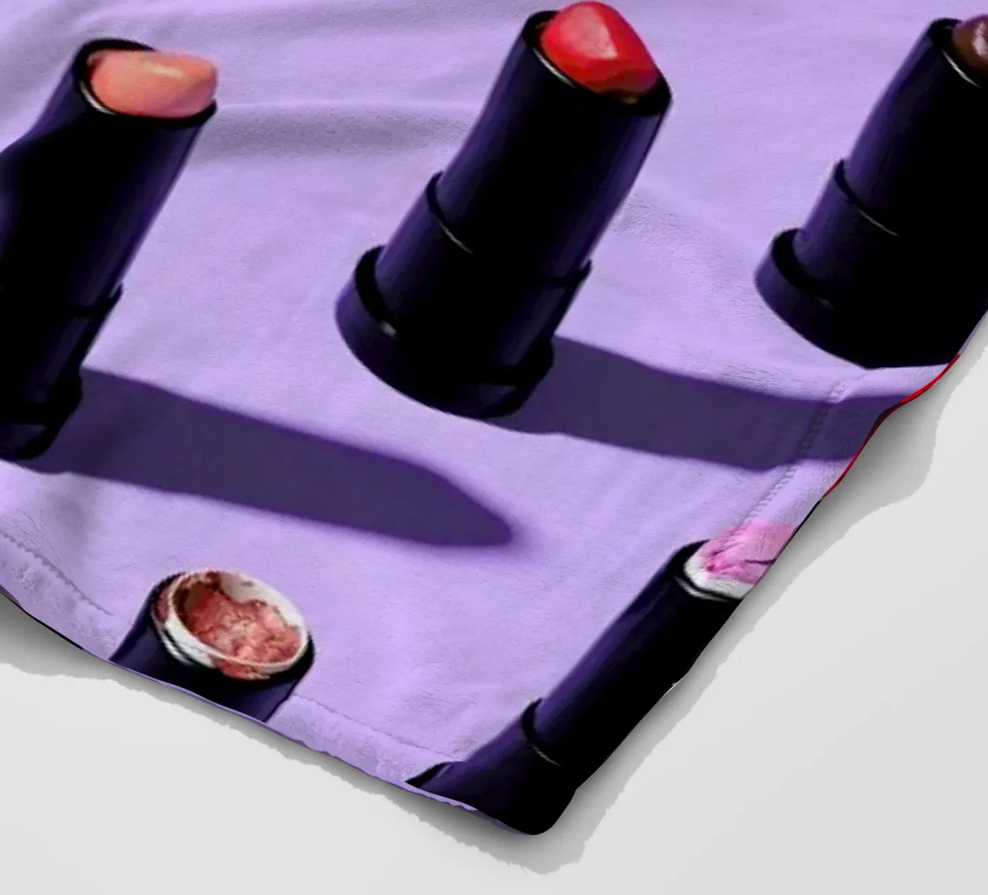 Lipstick Fleecedecke von Kyla Elaine
