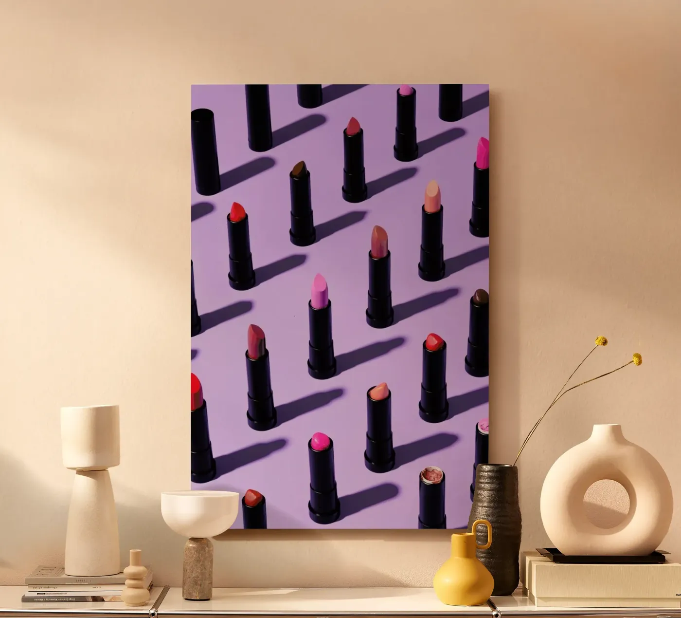 Lipstick alluminio dibond da Kyla Elaine