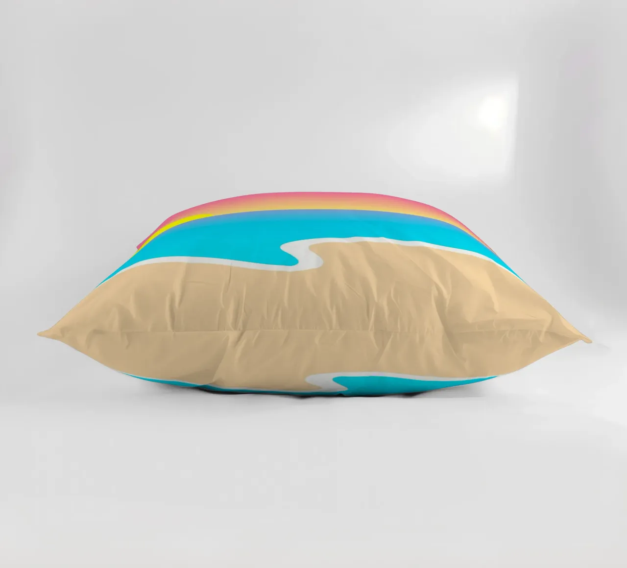 paesaggio crepuscolare oceano cuscino da pastel color shape