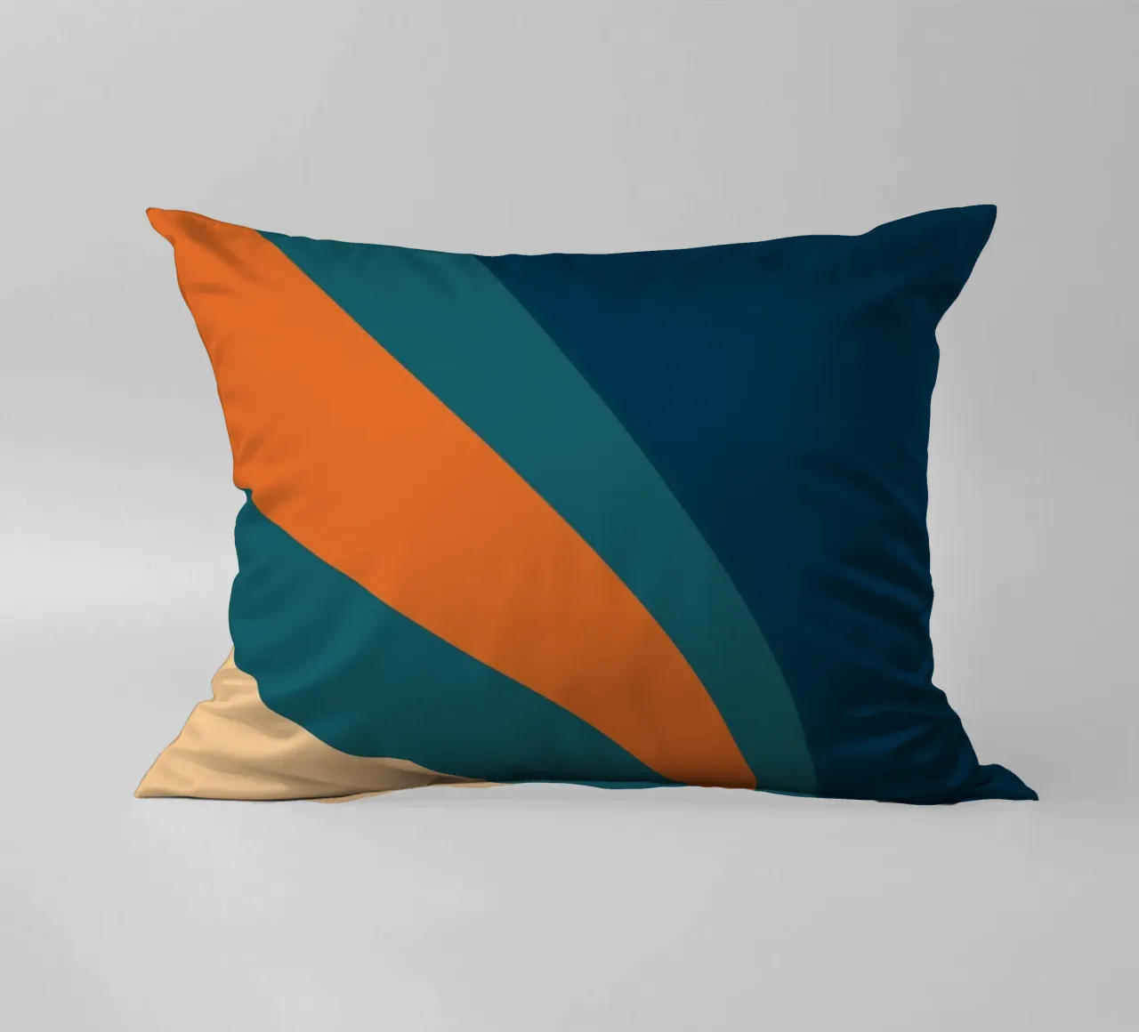 onda che scorre per linee curve cuscino da pastel color shape