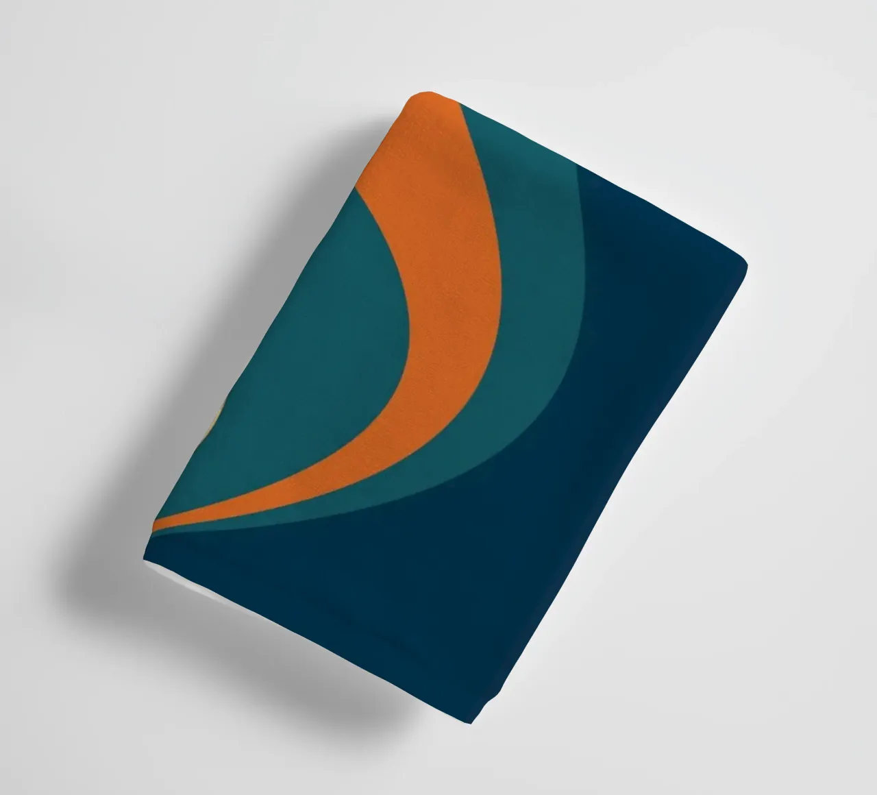 golf die door gebogen lijnen stroomt badhanddoek van pastel color shape