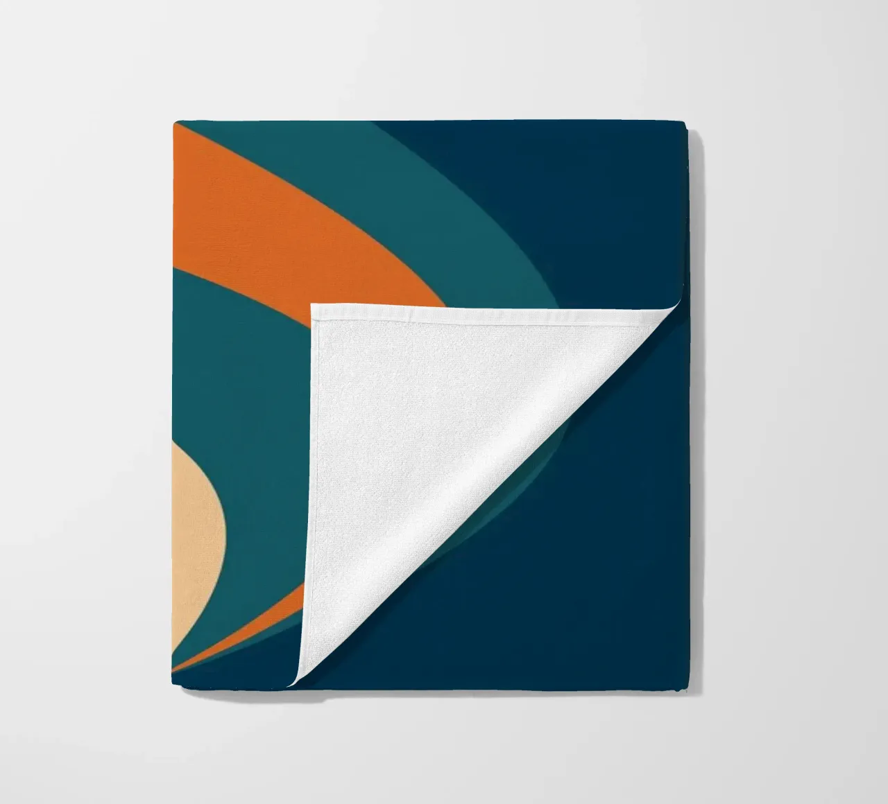 onda che scorre per linee curve telo mare da pastel color shape