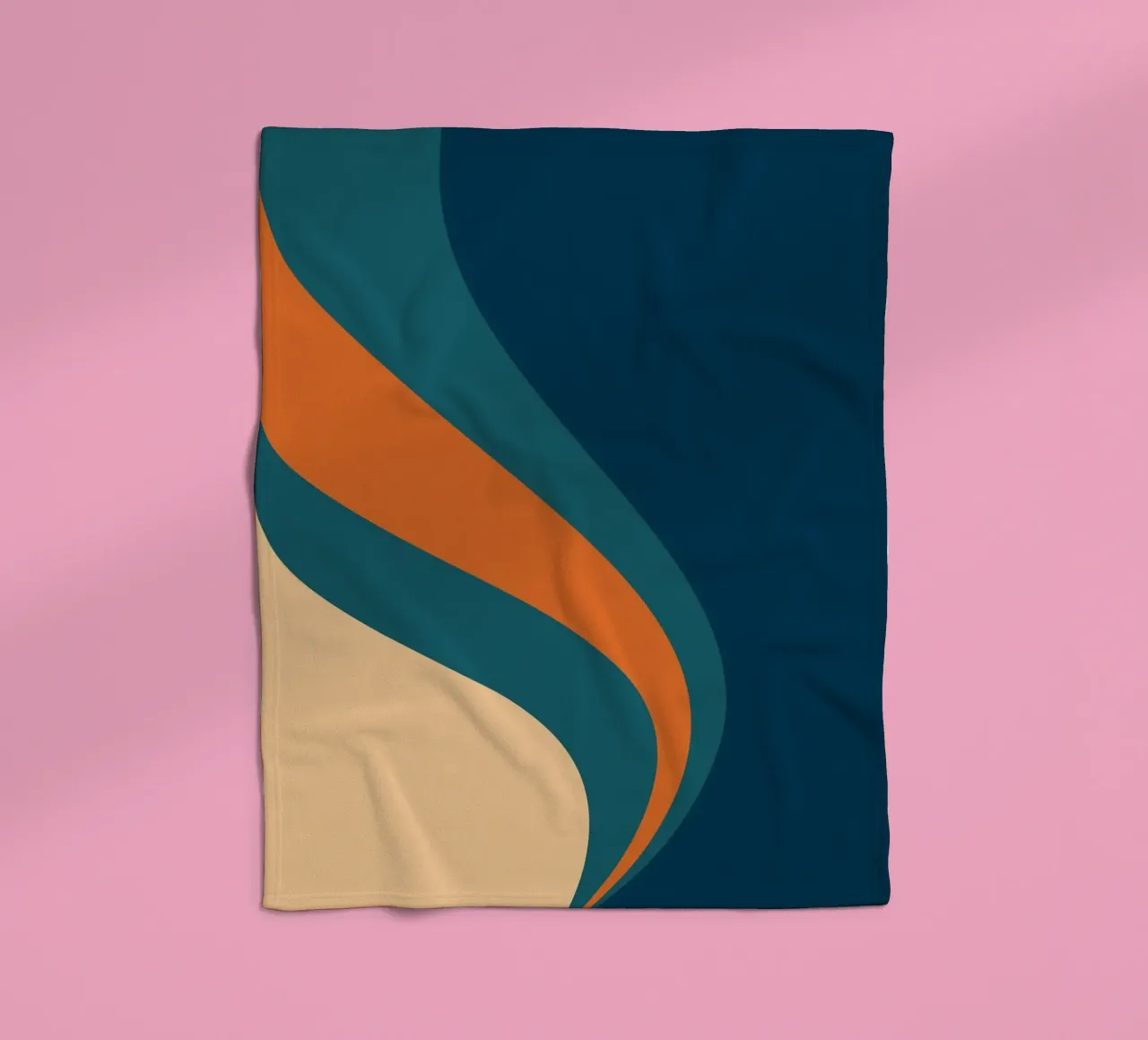 onda che scorre per linee curve coperta in pile da pastel color shape