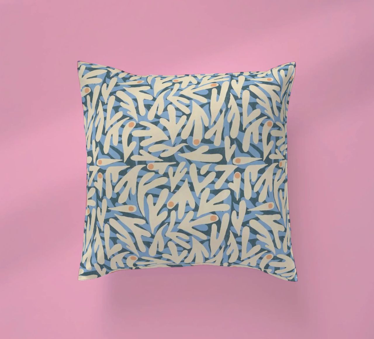 Cyano Pattern No 06 decorative cushion by treechild
