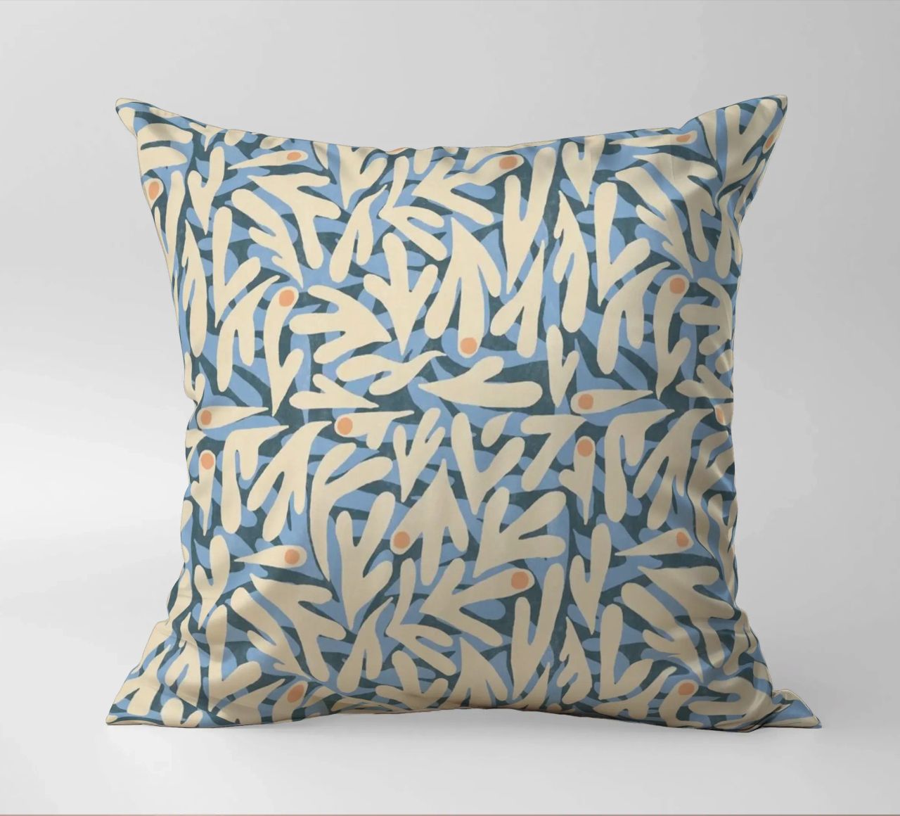 Cyano Pattern No 06 decorative cushion by treechild