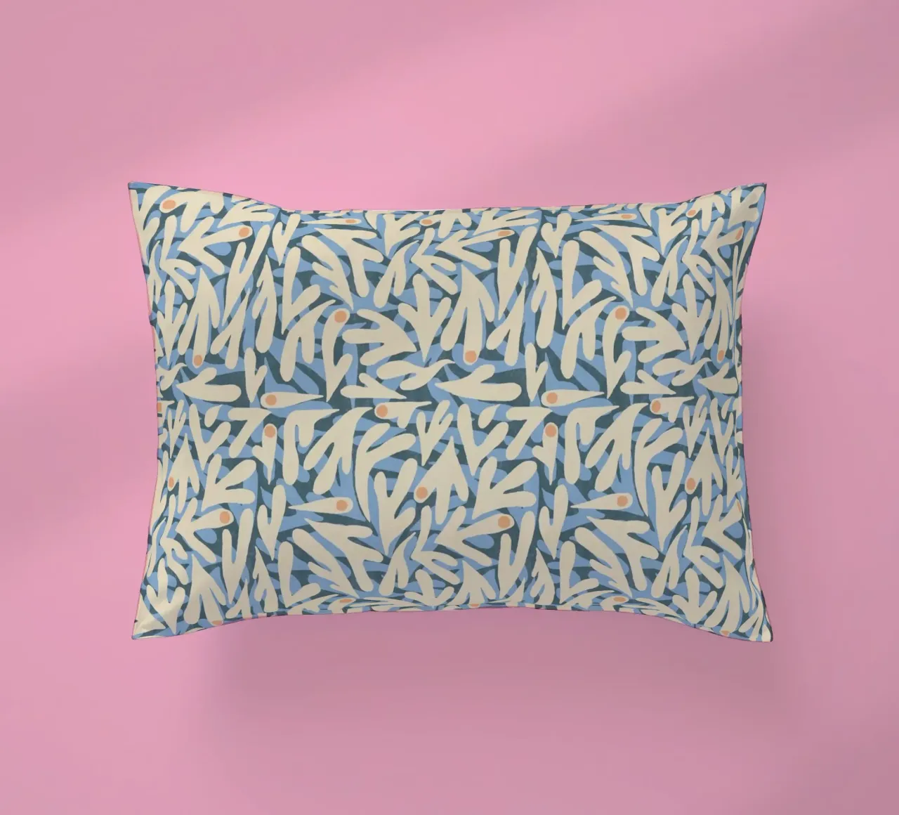 Cyano Pattern No 06 Kissen von treechild