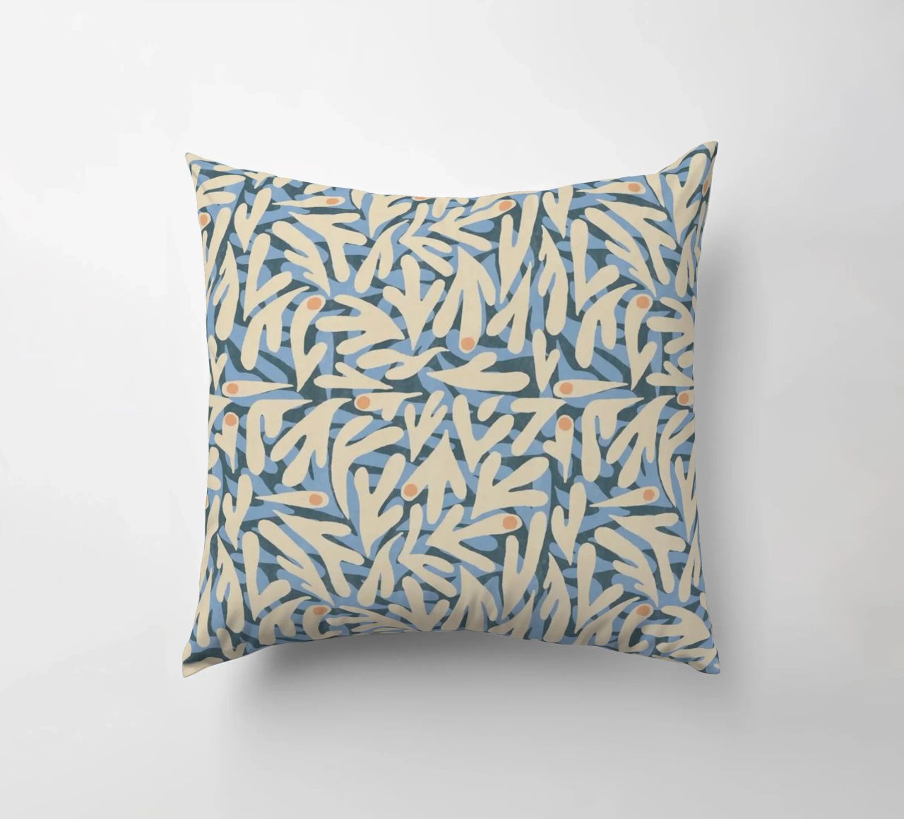 Cyano Pattern No 06 decorative cushion by treechild
