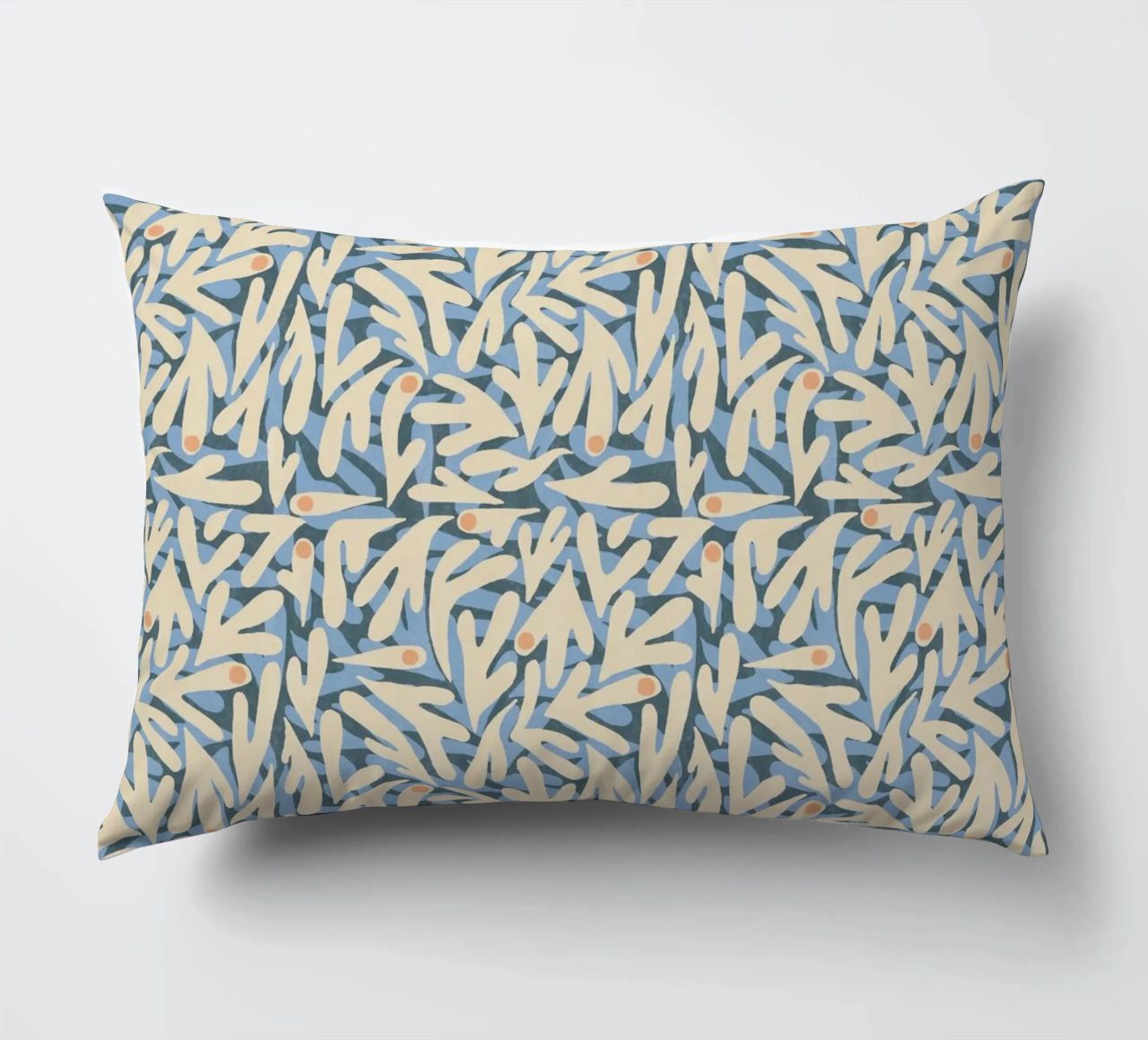 Cyano Pattern No 06 decorative cushion by treechild