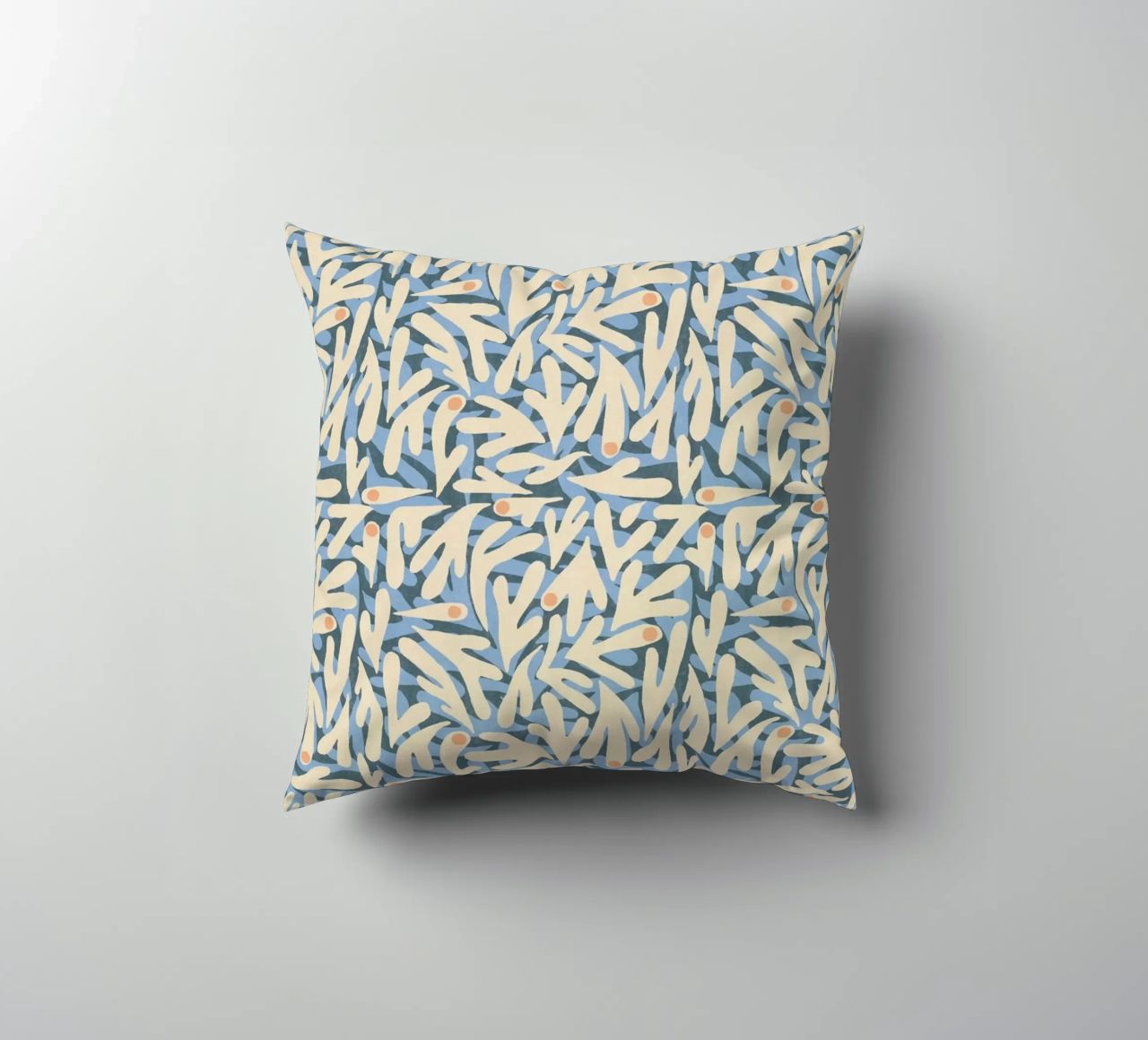 Cyano Pattern No 06 decorative cushion by treechild