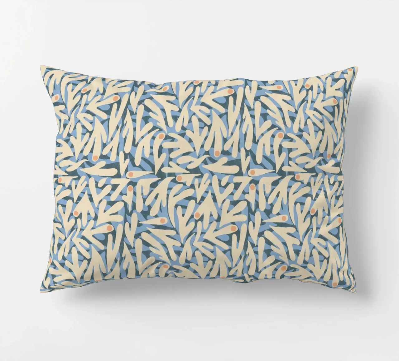 Cyano Pattern No 06 decorative cushion by treechild