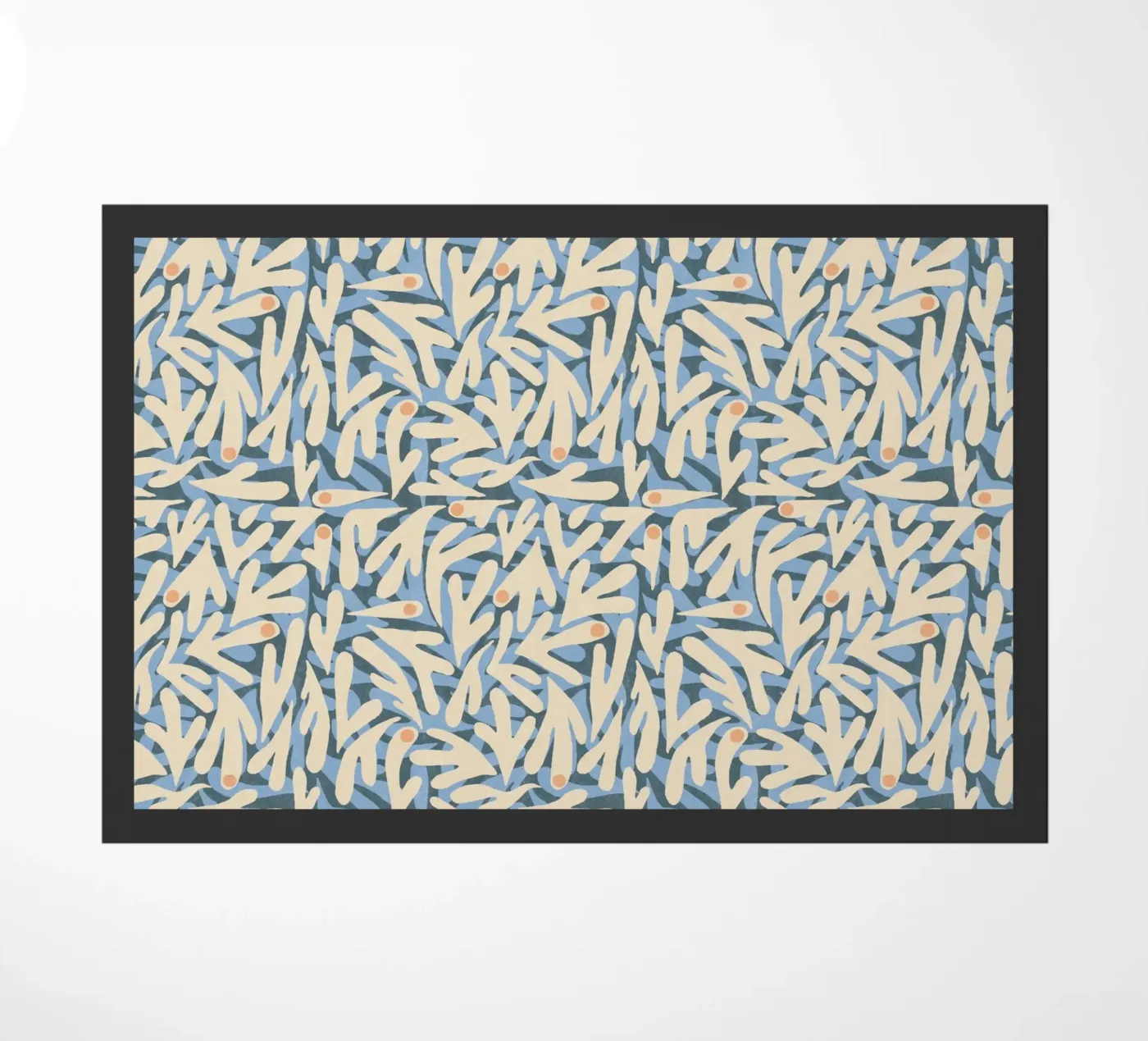 Cyano Pattern No 06 deurmat van treechild