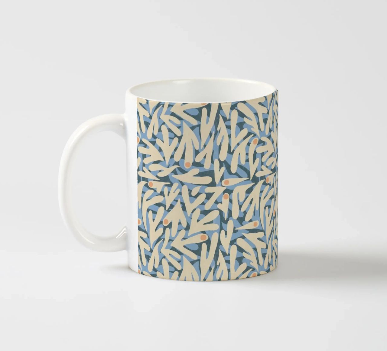 Cyano Pattern No 06 tazza in ceramica da treechild