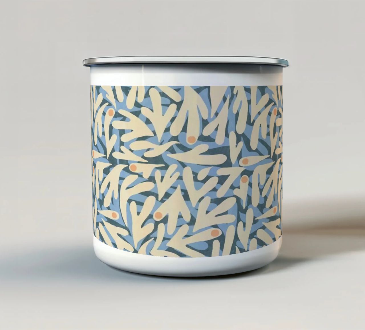 Cyano Pattern No 06 tazza in smalto da treechild