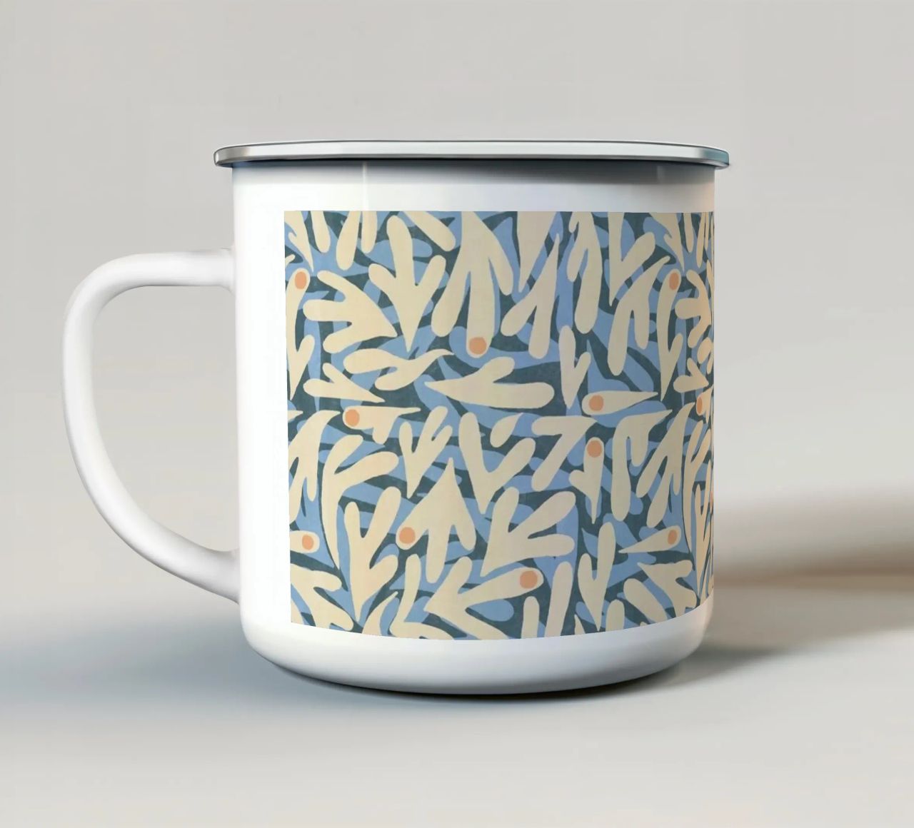 Cyano Pattern No 06 tazza in smalto da treechild