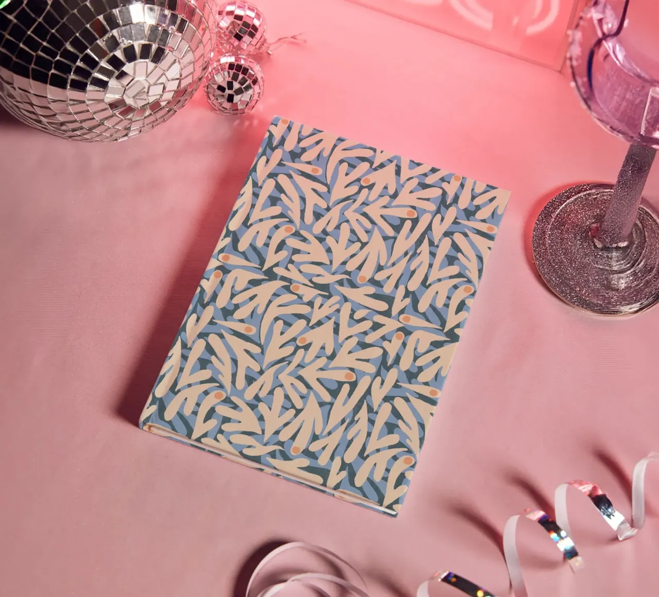 Cyano Pattern No 06 notebook by treechild