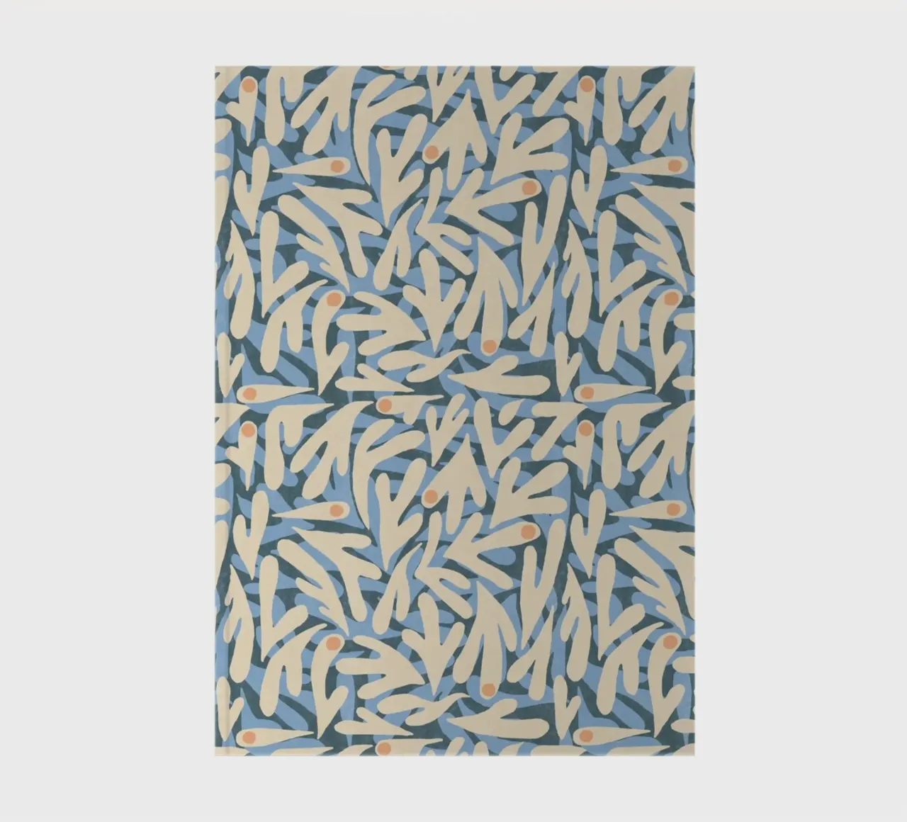 Cyano Pattern No 06 Notizbuch von treechild