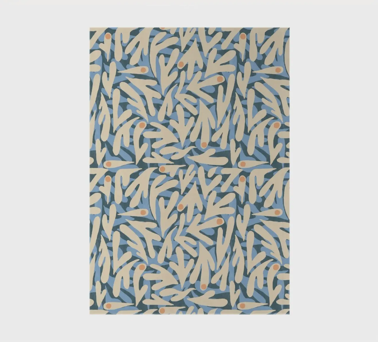 Cyano Pattern No 06 Notizbuch von treechild