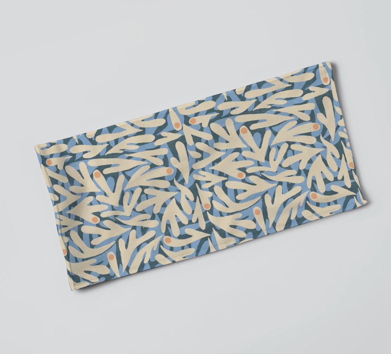 Cyano Pattern No 06 asciugamano da bagno da treechild