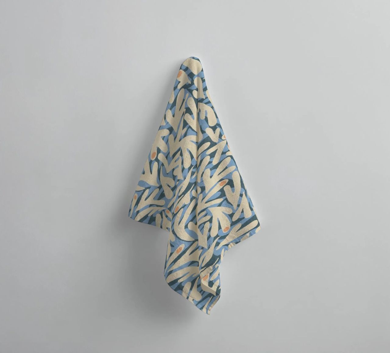 Cyano Pattern No 06 asciugamano da bagno da treechild