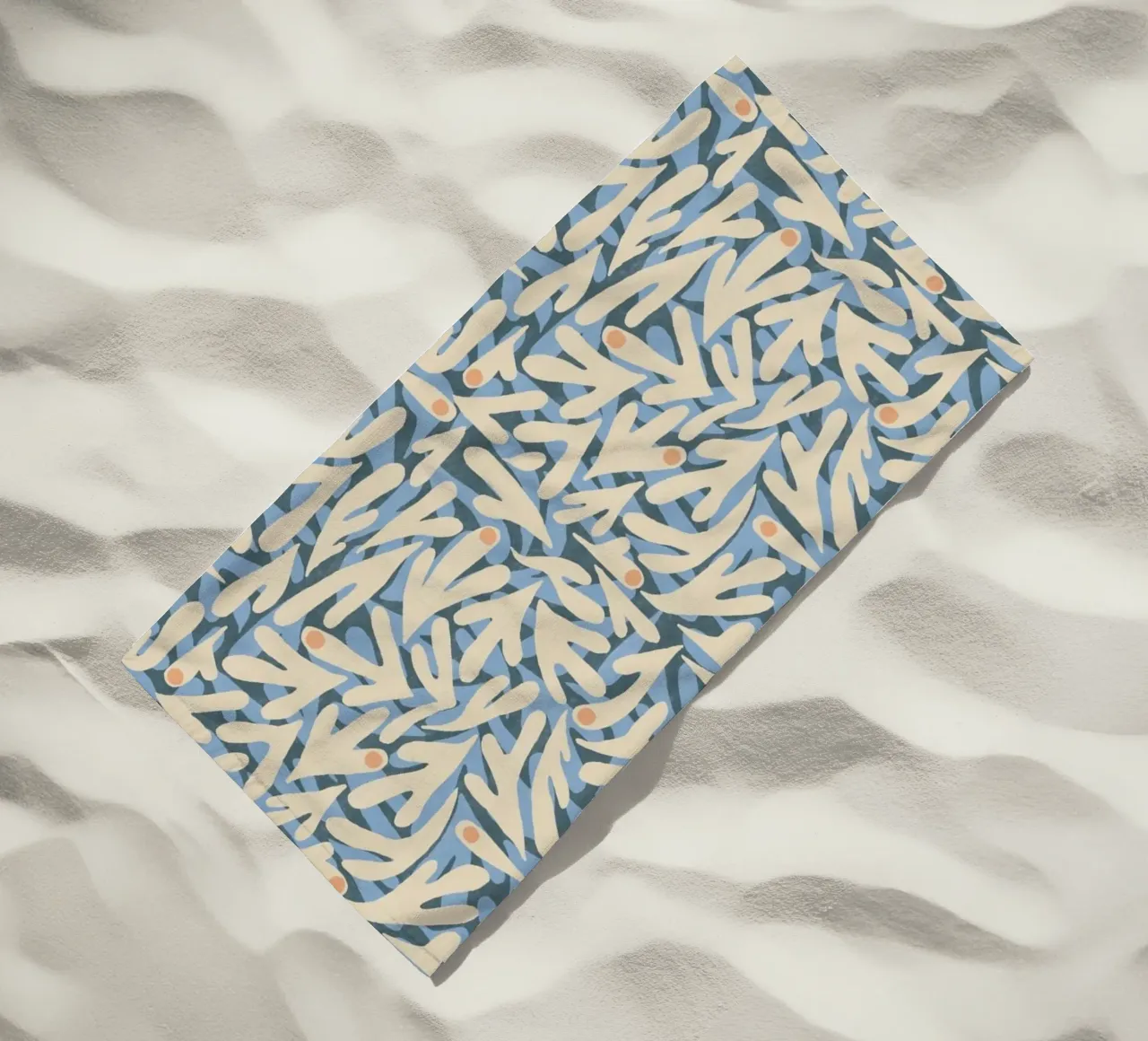 Cyano Pattern No 06 telo mare da treechild