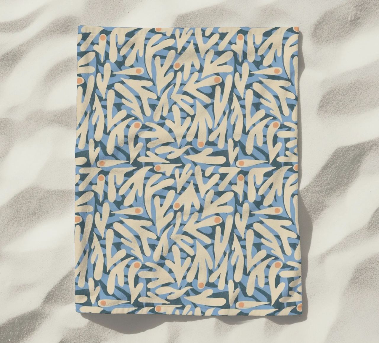 Cyano Pattern No 06 telo mare da treechild