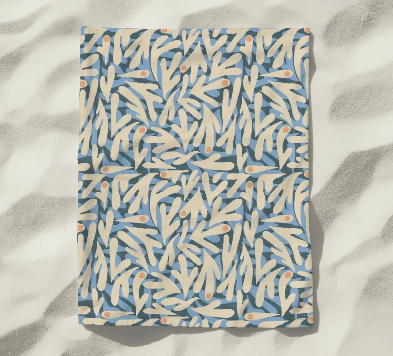 Cyano Pattern No 06 telo mare da treechild