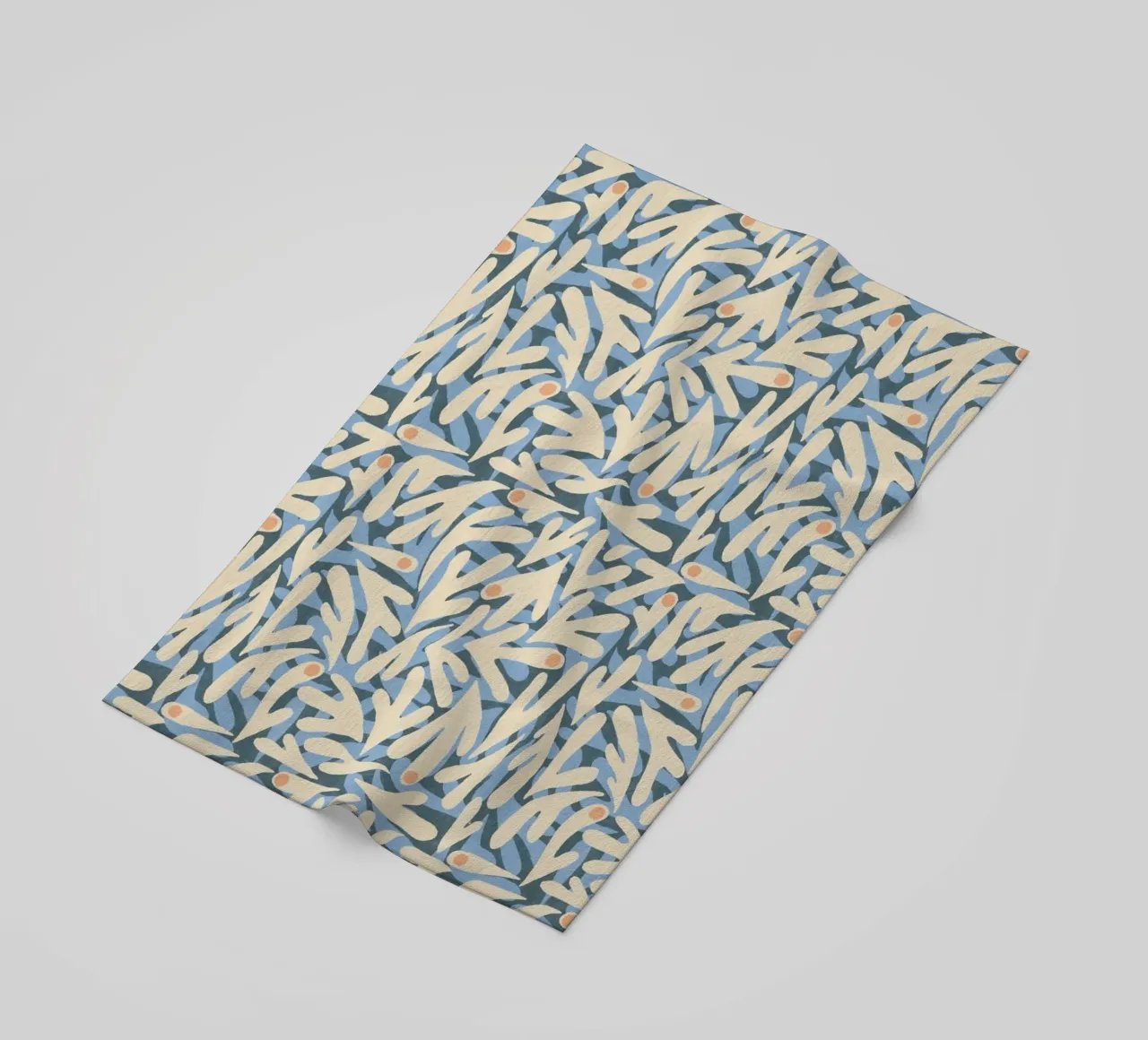 Cyano Pattern No 06 telo mare da treechild