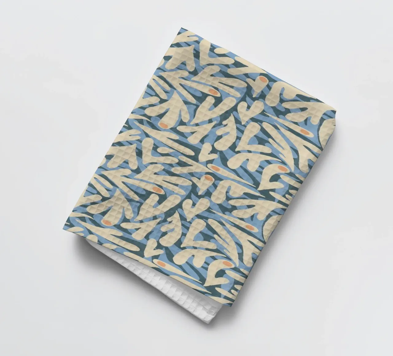 Cyano Pattern No 06 canovaccio da cucina da treechild