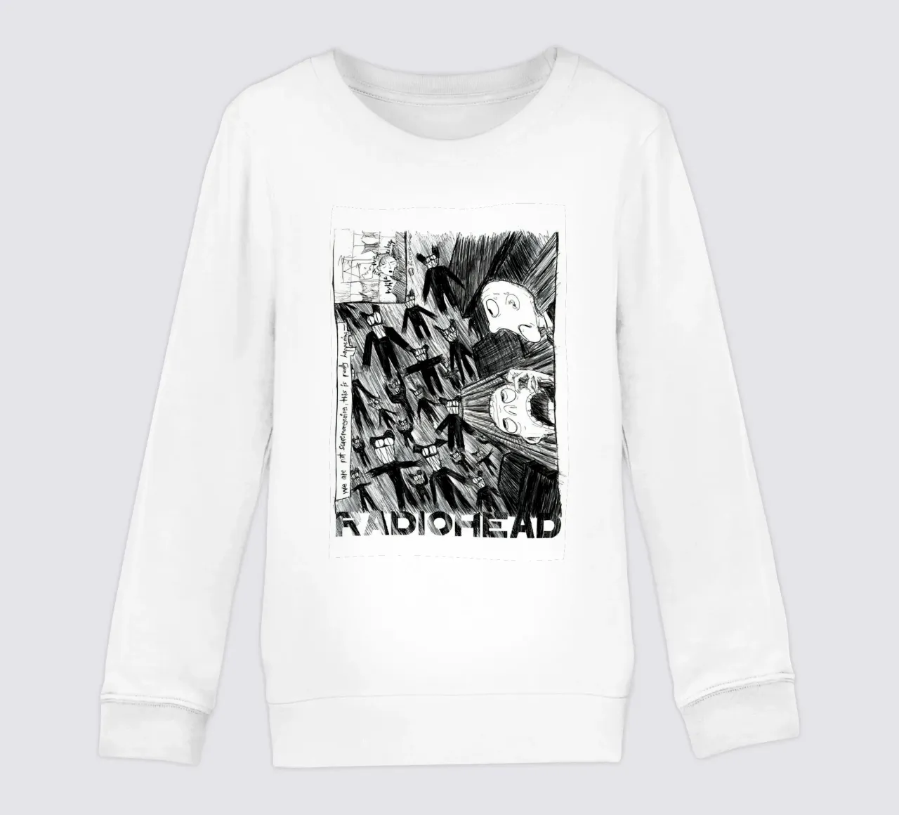Radiohead - Scribble felpa bambino da williamsshop