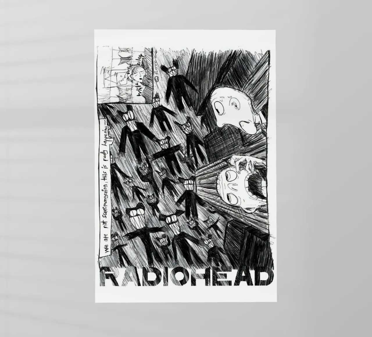 Radiohead - Scribble pellicola backlit da williamsshop
