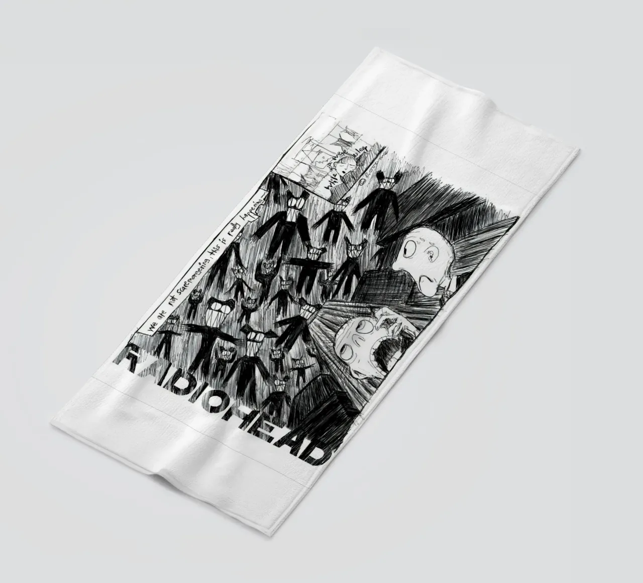 Radiohead - Scribble telo mare da williamsshop