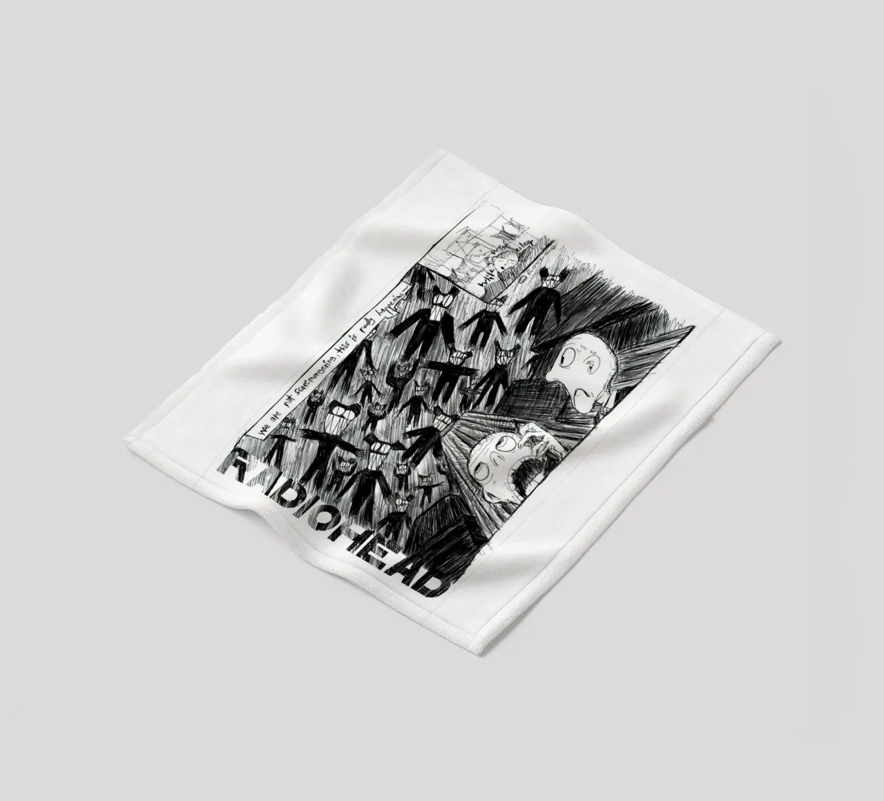 Radiohead - Scribble coperta in pile da williamsshop