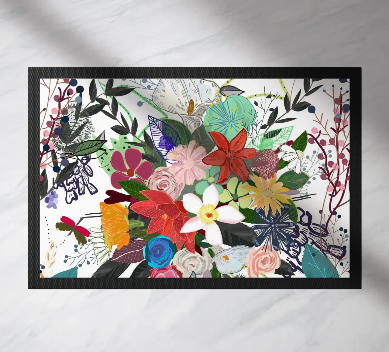Bouquet di fiori misti colorati zerbino da gulsengunel