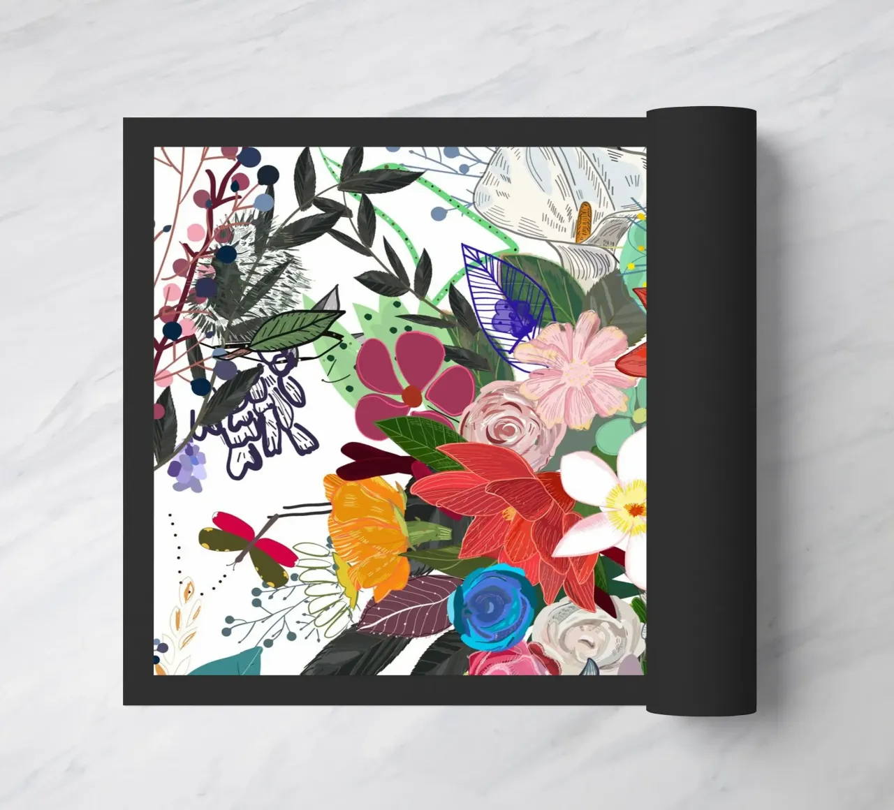 Bouquet di fiori misti colorati zerbino da gulsengunel
