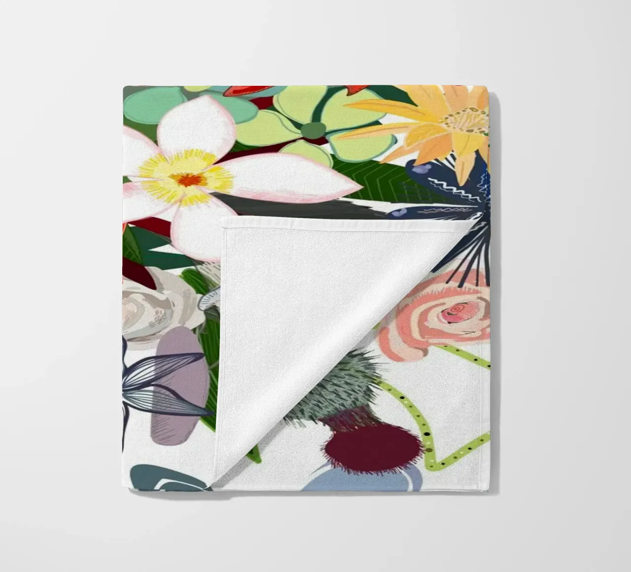 Bouquet di fiori misti colorati telo mare da gulsengunel