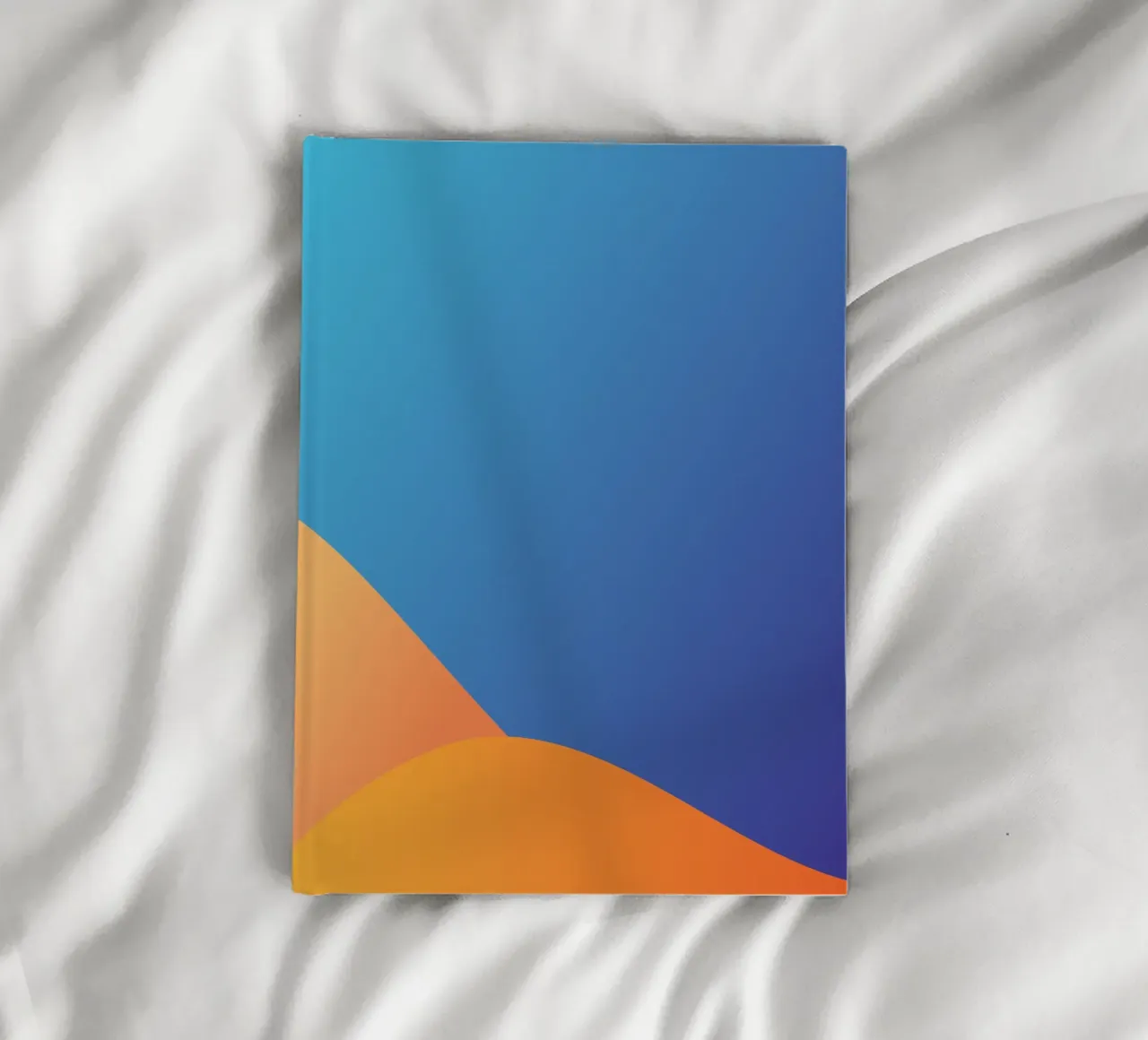 gradient color transitions notebook by pastel color shape